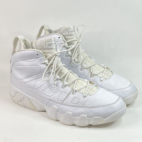 Nike Air Jordan Retro 9 IX 25th Anniversary Silver White Size 13 Released 2010